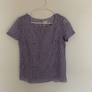 J. Crew Factory Purple Top